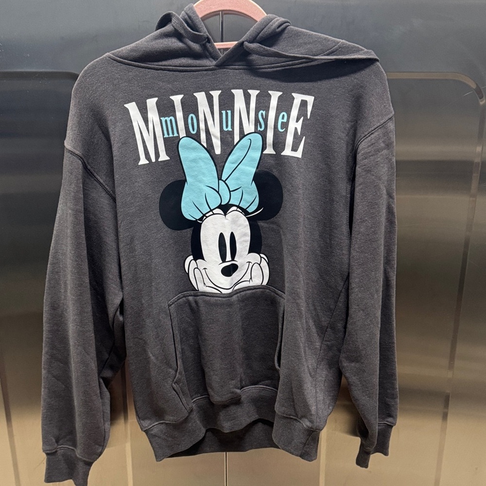 Disney Charcoal Minnie Mouse Hoodie